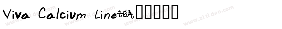 Viva Calcium Line字体转换